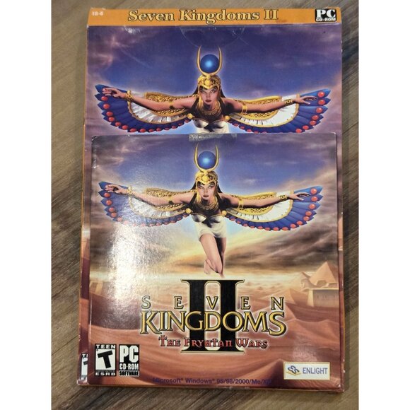 The Fryhtah Wars Seven Kingdoms II PC CD ROM Windows 95/98/2000/Me/XP Vintage - Picture 2 of 5